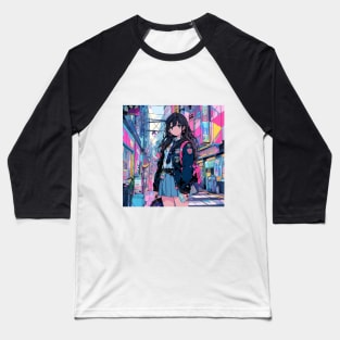 Girl In Tokyo Baseball T-Shirt